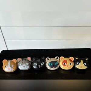 Cat-Themed Chip Clips - Set of 6